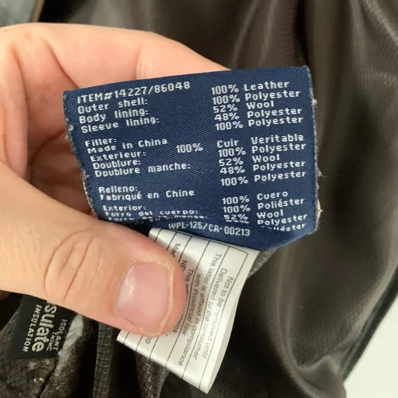 Chaps Leather Jacket - Picture 5 of 6